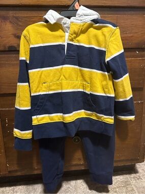 Tommy Bahama Yellow & Navy Set for Kids